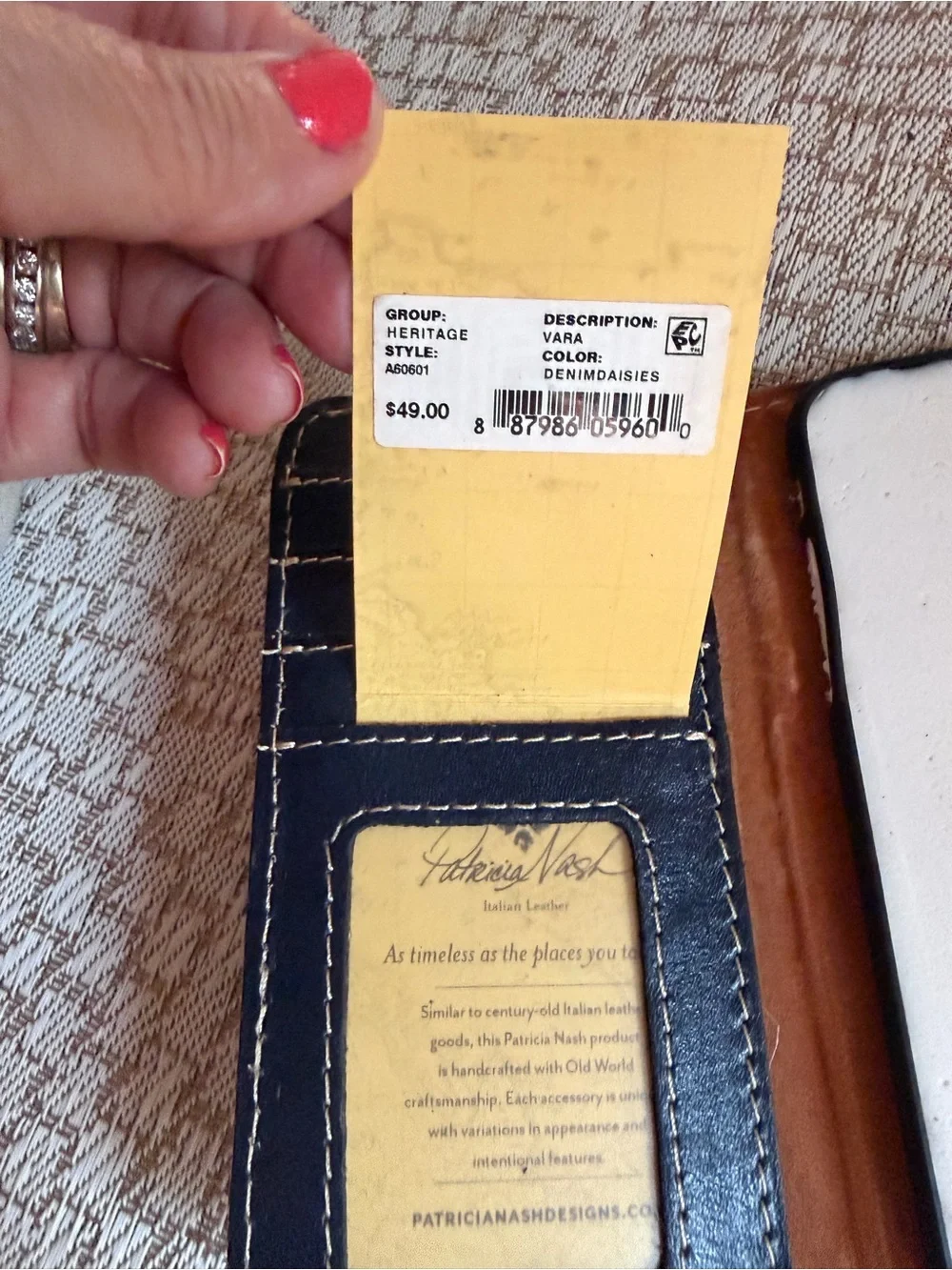 Patricia Nash Vara iPhone 7 Case wallet NEW